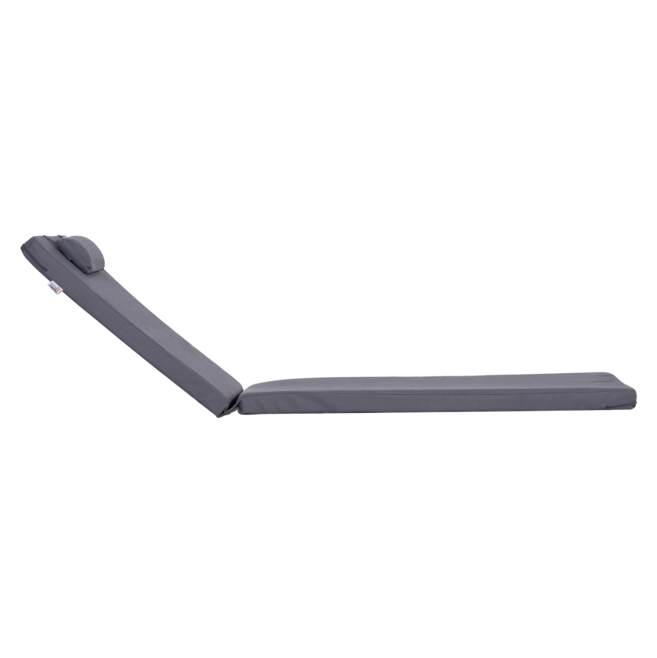 SUNBED CUSHION WITH HEADREST SIFNOS HM11234.31T - TEXTILENE 600g/m2 2x1 - GREY [5]