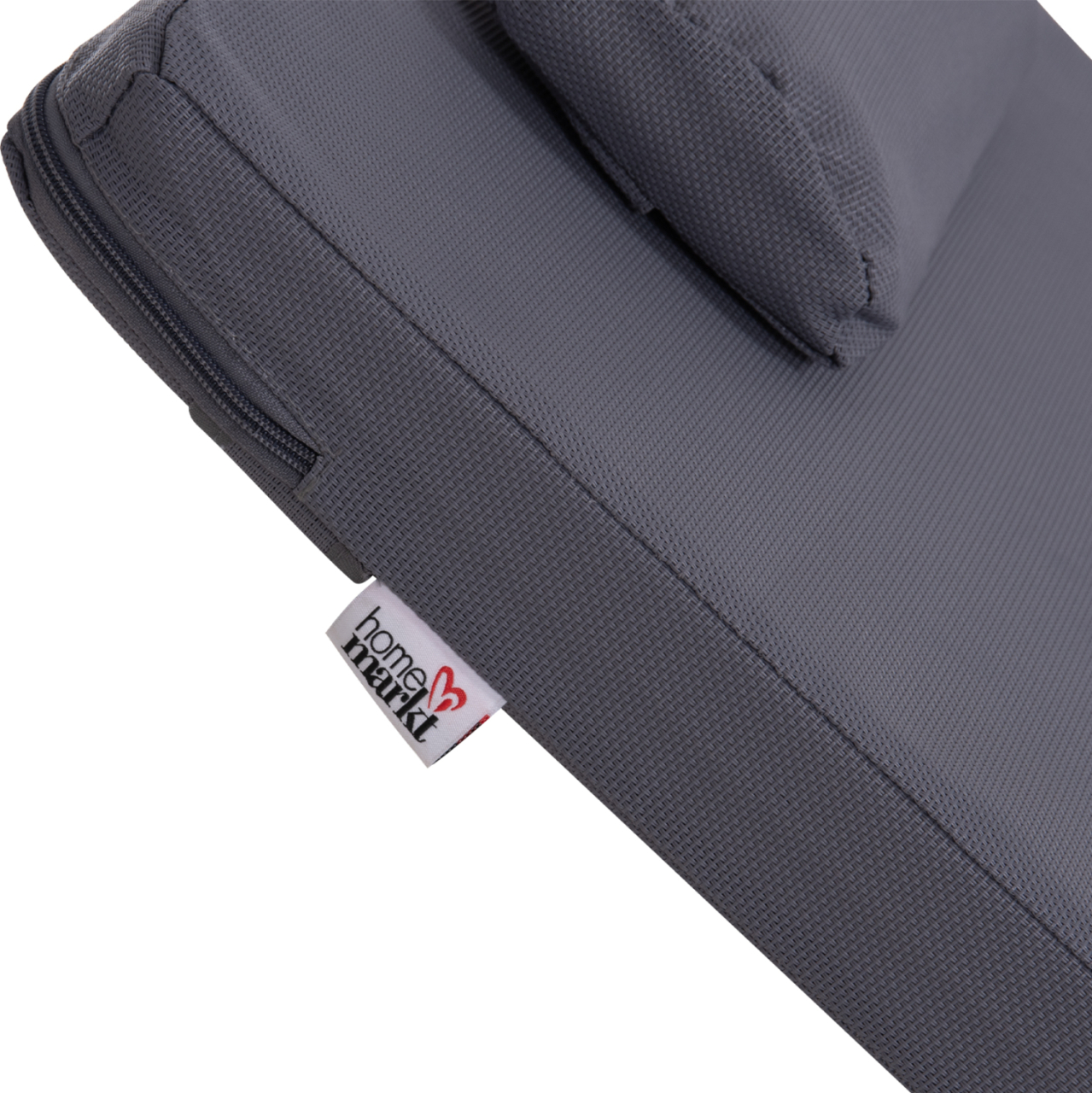 SUNBED CUSHION WITH HEADREST SIFNOS HM11234.31T - TEXTILENE 600g/m2 2x1 - GREY [9]