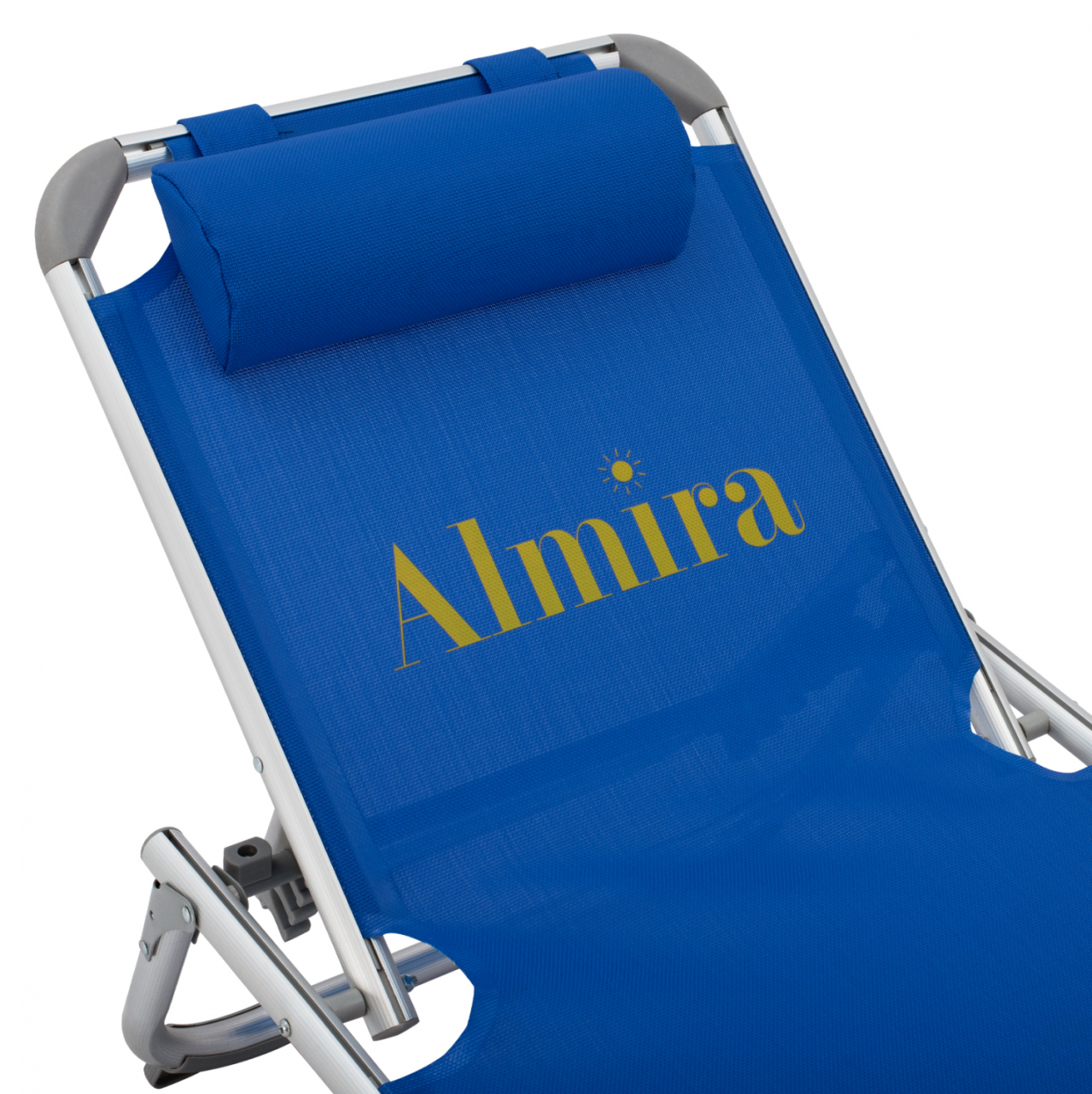 Sunbed for beach HM5054.01 Heavy Type Blue Aluminum 188x58x28-80 cm. [7]