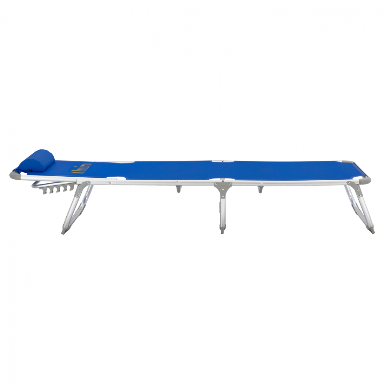 Sunbed for beach HM5054.01 Heavy Type Blue Aluminum 188x58x28-80 cm. [3]