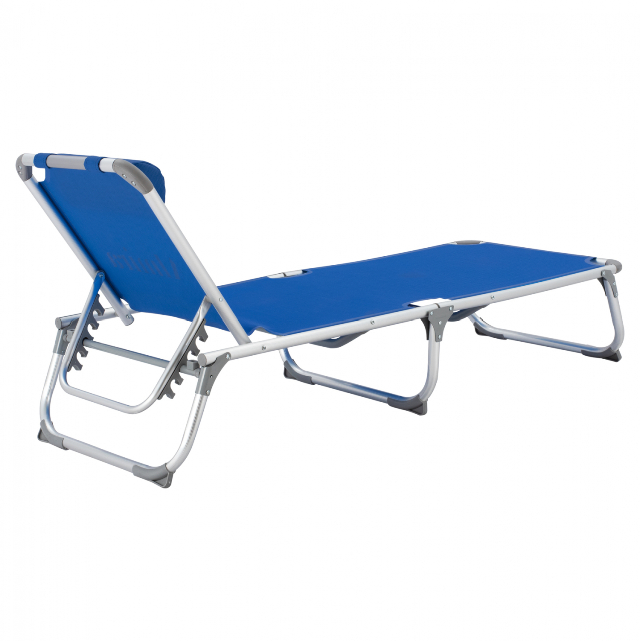 Sunbed for beach HM5054.01 Heavy Type Blue Aluminum 188x58x28-80 cm. [4]