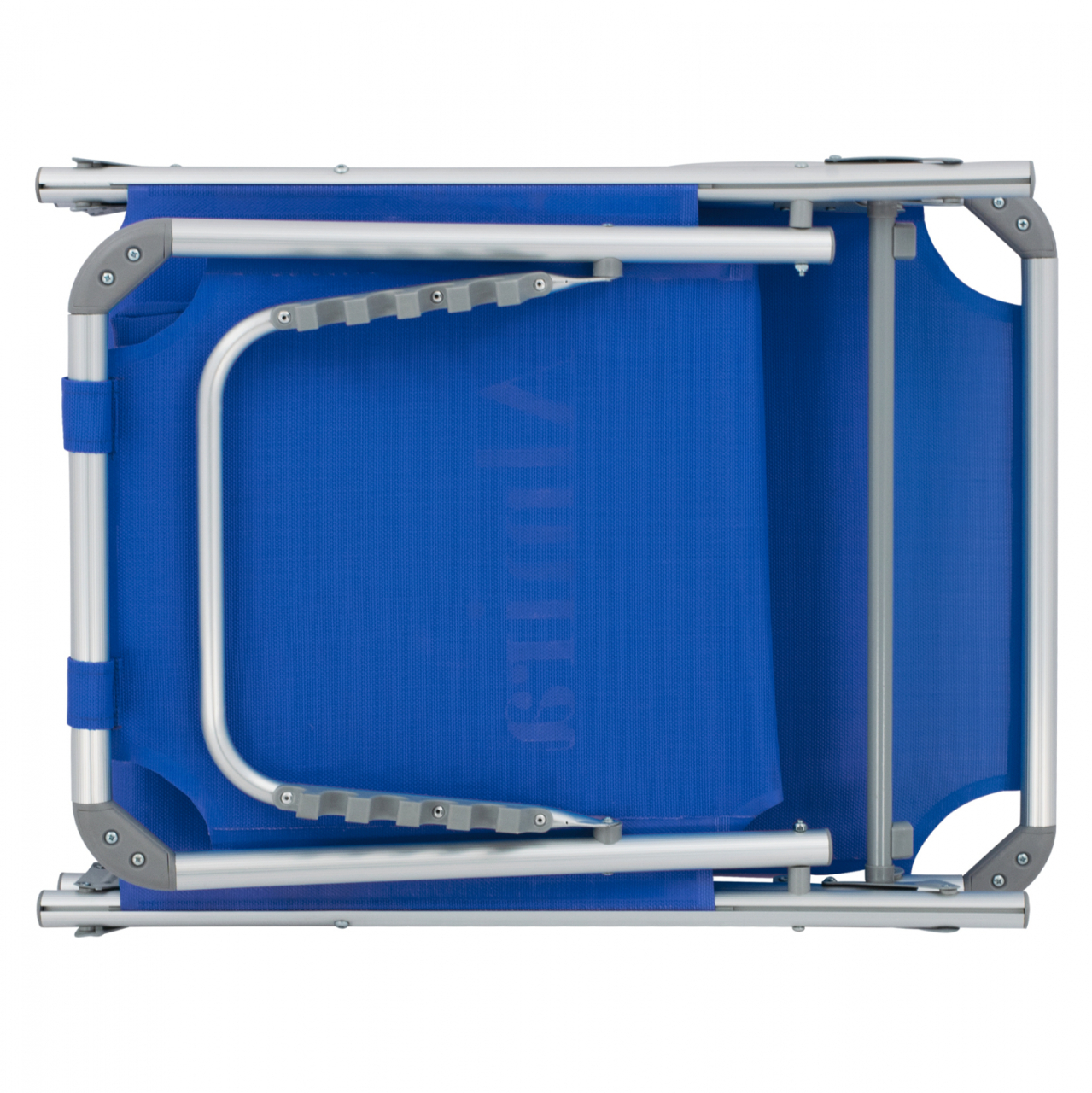 Sunbed for beach HM5054.01 Heavy Type Blue Aluminum 188x58x28-80 cm. [5]