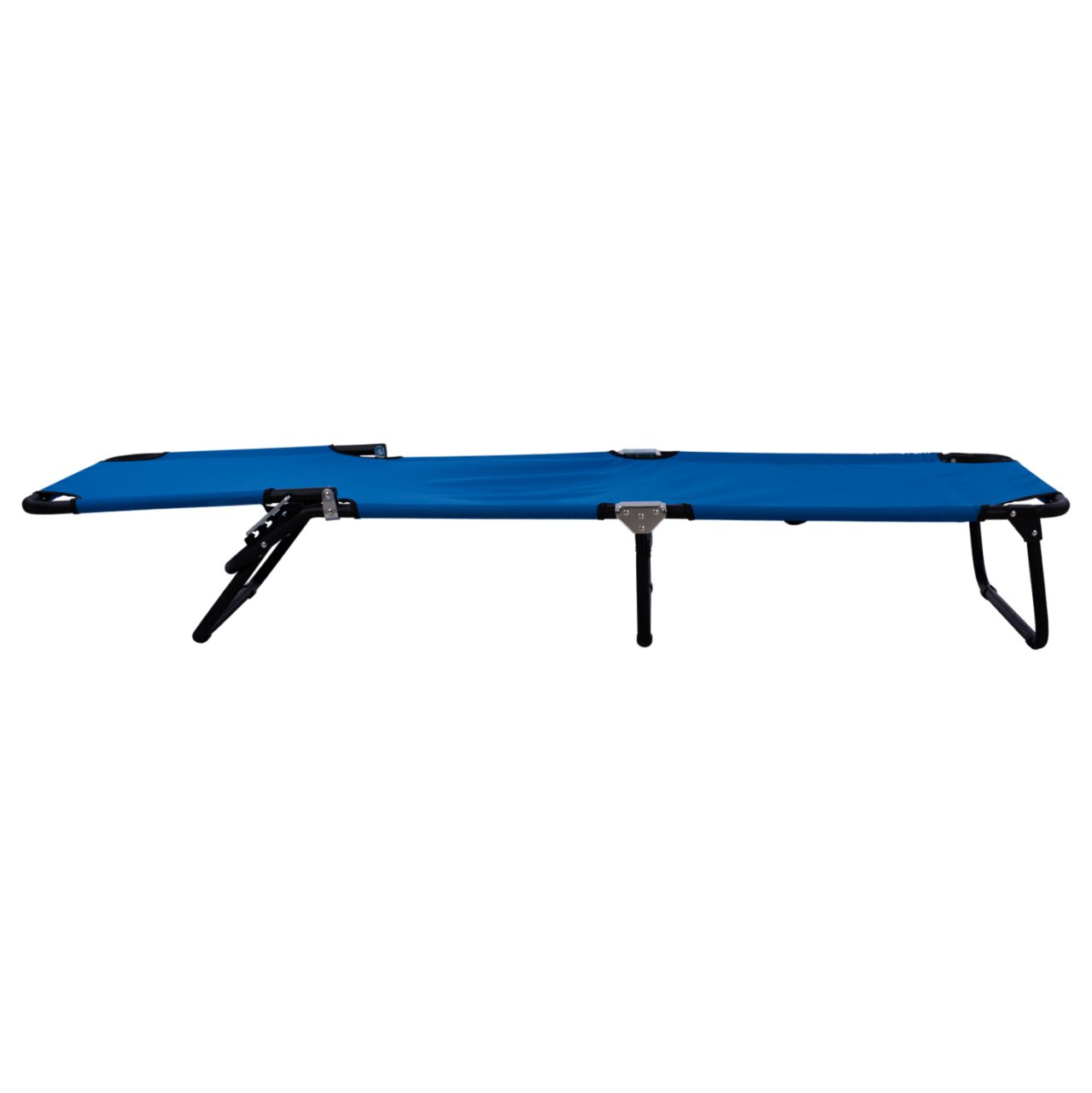 SUNBED HM5278 BLACK METALLIC WITH BLUE WATERPROOF FABRIC [3]
