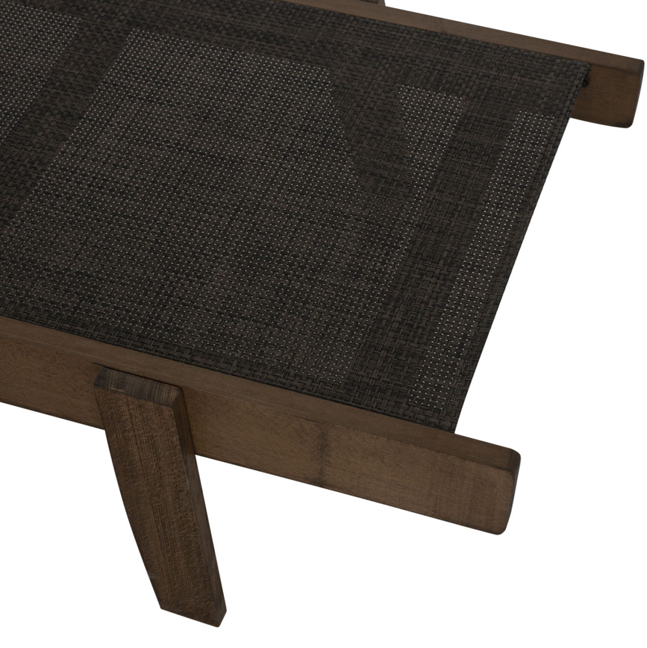 SUNBED PROFESSIONAL CRETA BEECH WOOD IN WALNUT COLOR and BROWN TEXTILENE 200x61-66x31-91Hcm.HM10356.04 [7]