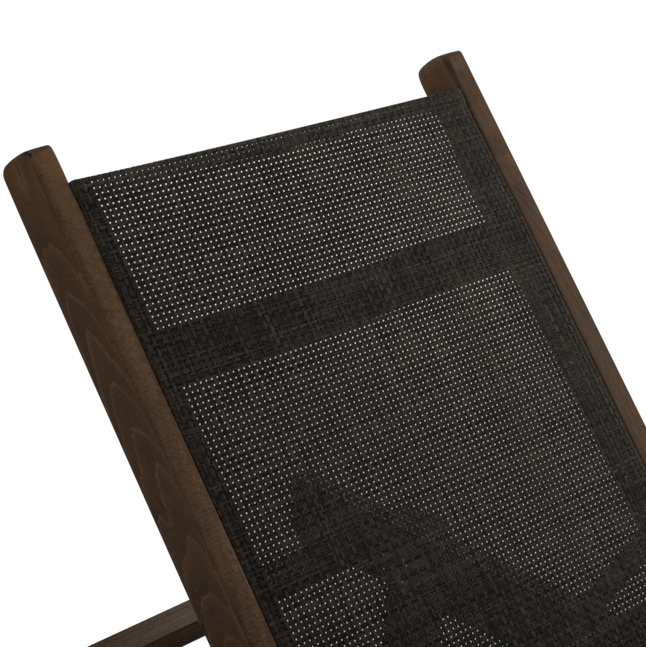 SUNBED PROFESSIONAL CRETA BEECH WOOD IN WALNUT COLOR and BROWN TEXTILENE 200x61-66x31-91Hcm.HM10356.04 [6]