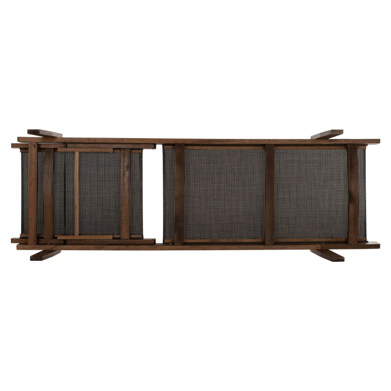 SUNBED PROFESSIONAL CRETA BEECH WOOD IN WALNUT COLOR and BROWN TEXTILENE 200x61-66x31-91Hcm.HM10356.04 [5]