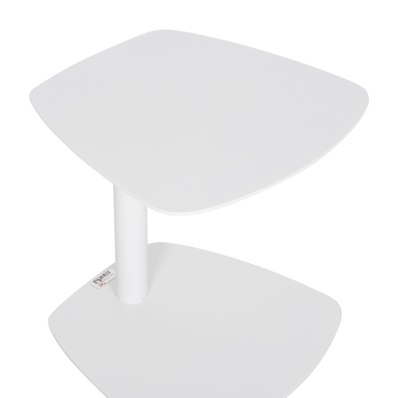 SUNBED SIDE TABLE CARET HM6563.02 ALUMINUM IN WHITE 40x39x42Hcm. [7]