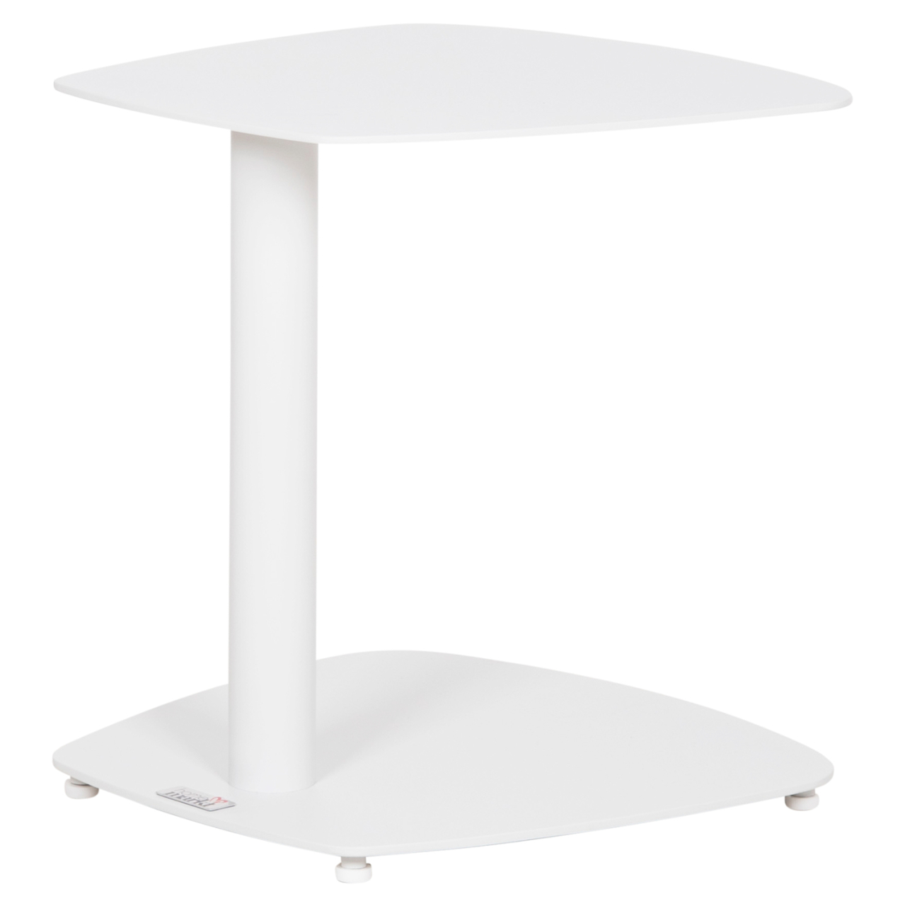 SUNBED SIDE TABLE CARET HM6563.02 ALUMINUM IN WHITE 40x39x42Hcm. [5]