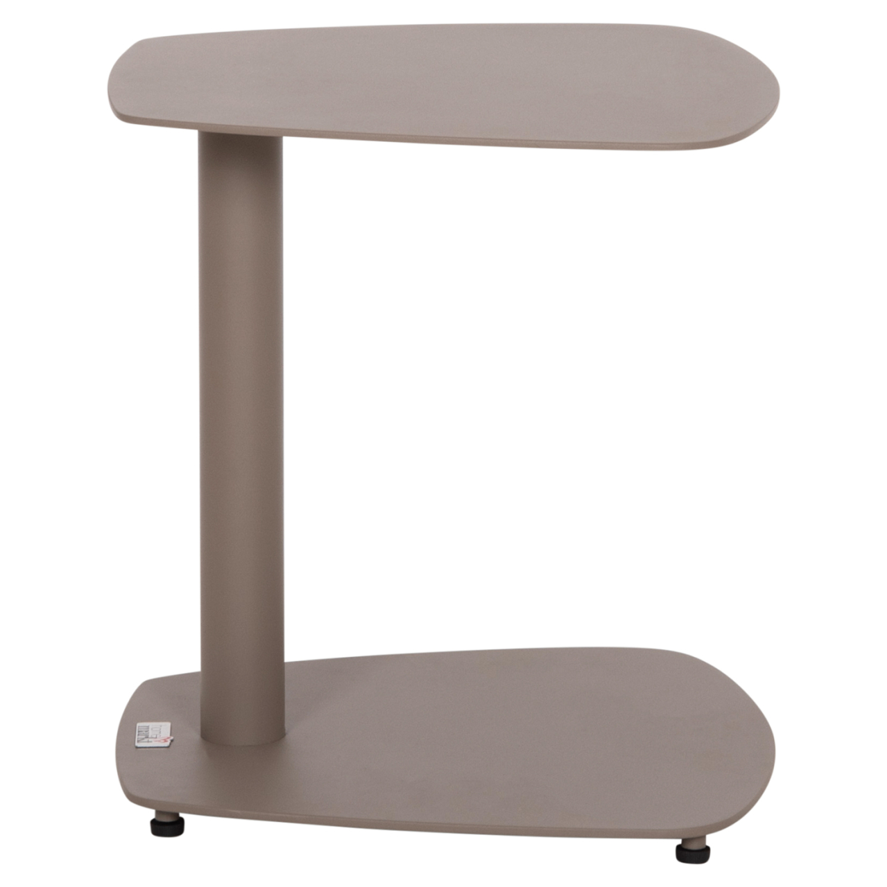 SUNBED SIDE TABLE CARET HM6563.03 ALUMINUM IN LIGHT GREY (TAUPE) 40x39x42Hcm. [4]