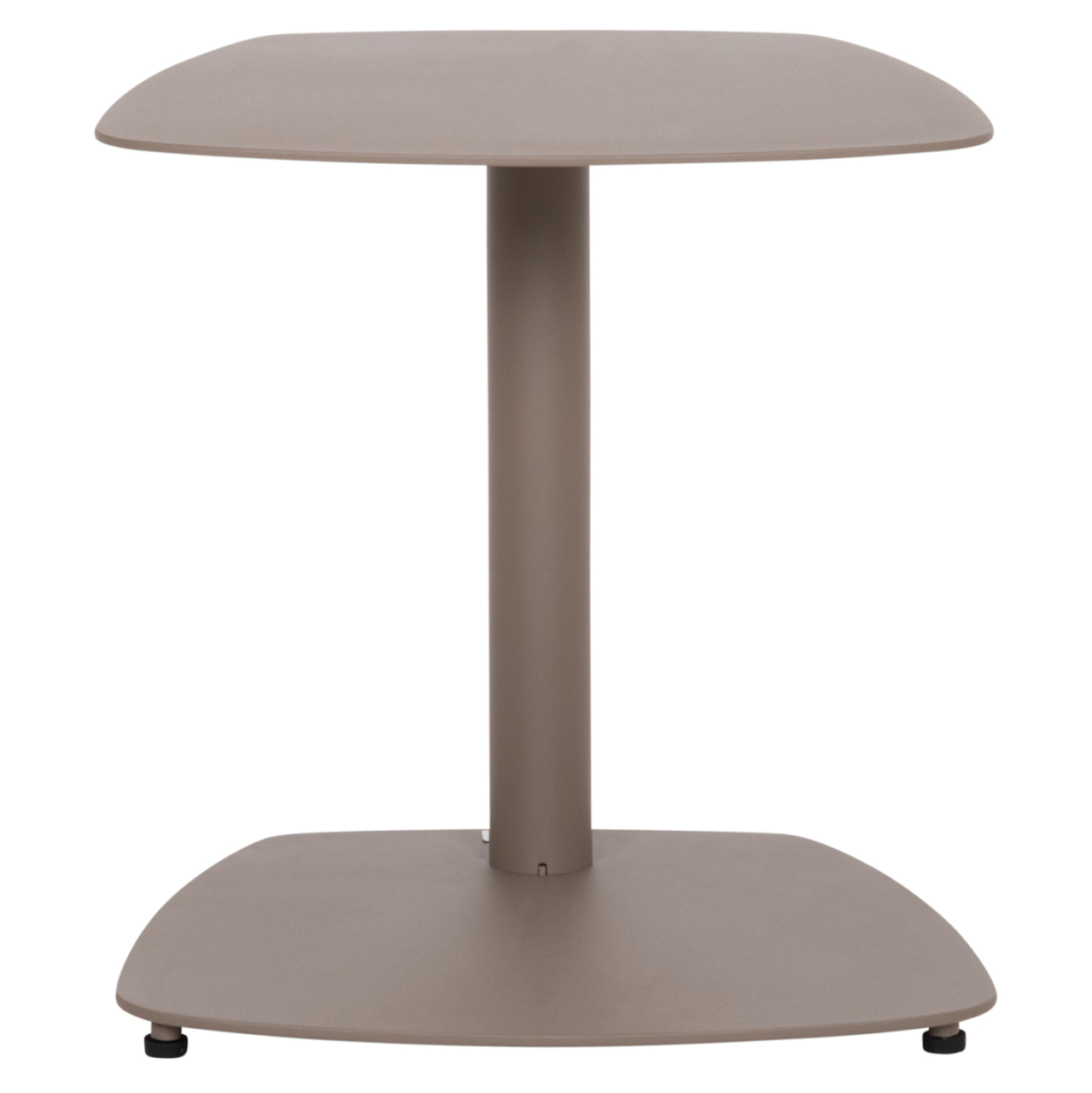 SUNBED SIDE TABLE CARET HM6563.03 ALUMINUM IN LIGHT GREY (TAUPE) 40x39x42Hcm. [3]