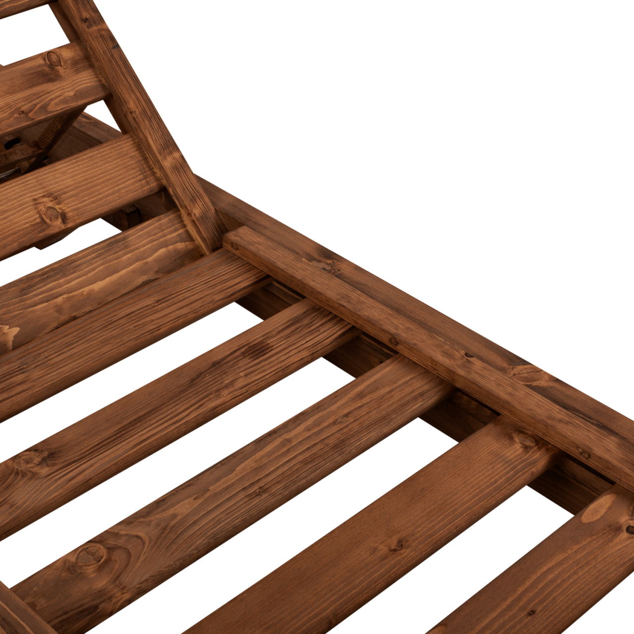 Sunbed Wooden Heavy-duty Macadonia HM5646.01 Walnut 204X77,5X29cm [6]