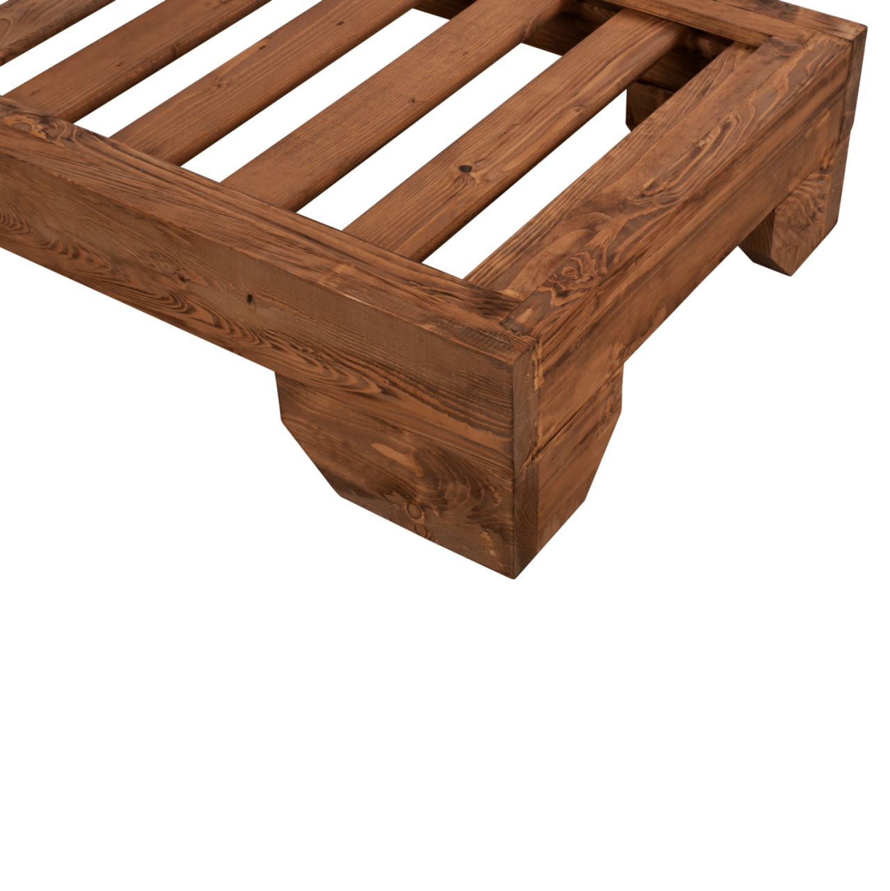 Sunbed Wooden Heavy-duty Macadonia HM5646.01 Walnut 204X77,5X29cm [8]