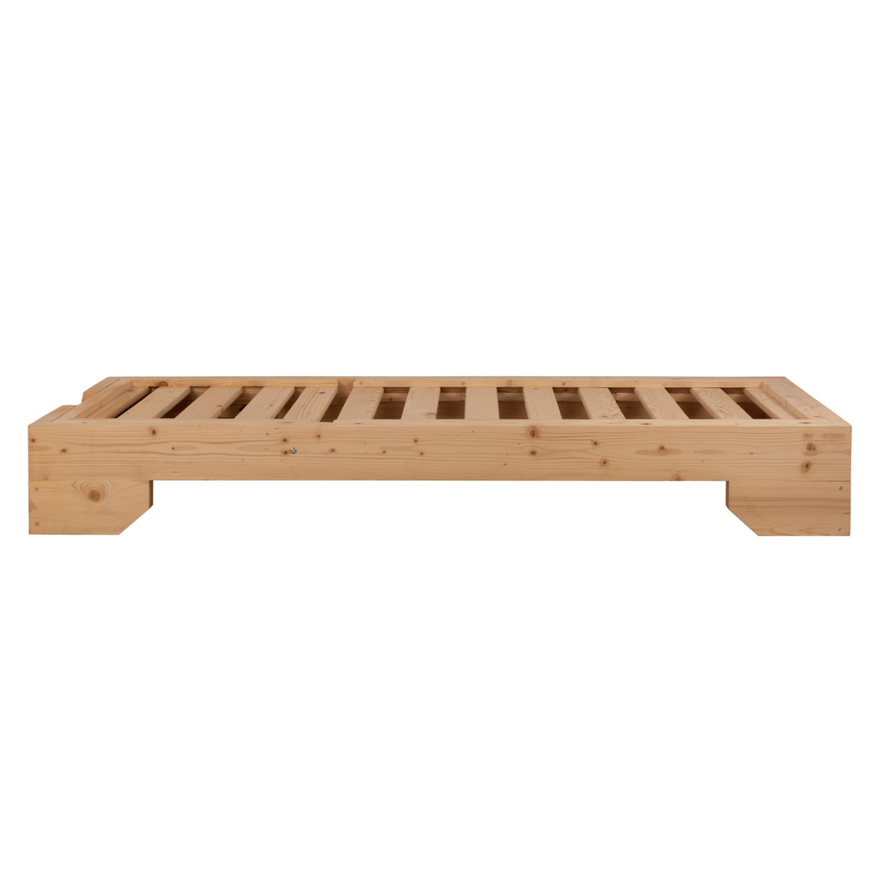 Sunbed Wooden Heavy Duty Macedonia HM5646.03 Natural Impregnation 204x77.5x29cm [3]