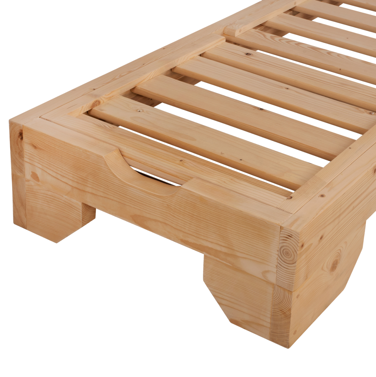 Sunbed Wooden Heavy Duty Macedonia HM5646.03 Natural Impregnation 204x77.5x29cm [7]