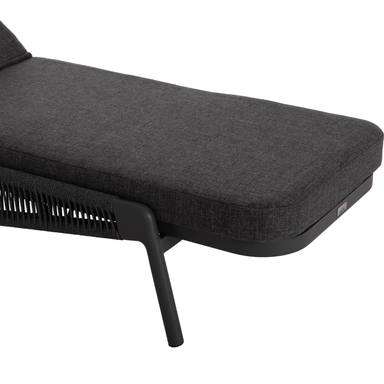 SUNBED XANTION HM6475.01 ALUMINUM-ROPE-OLEFIN FABRIC IN DARK GREY 75x210x92Hcm. [8]