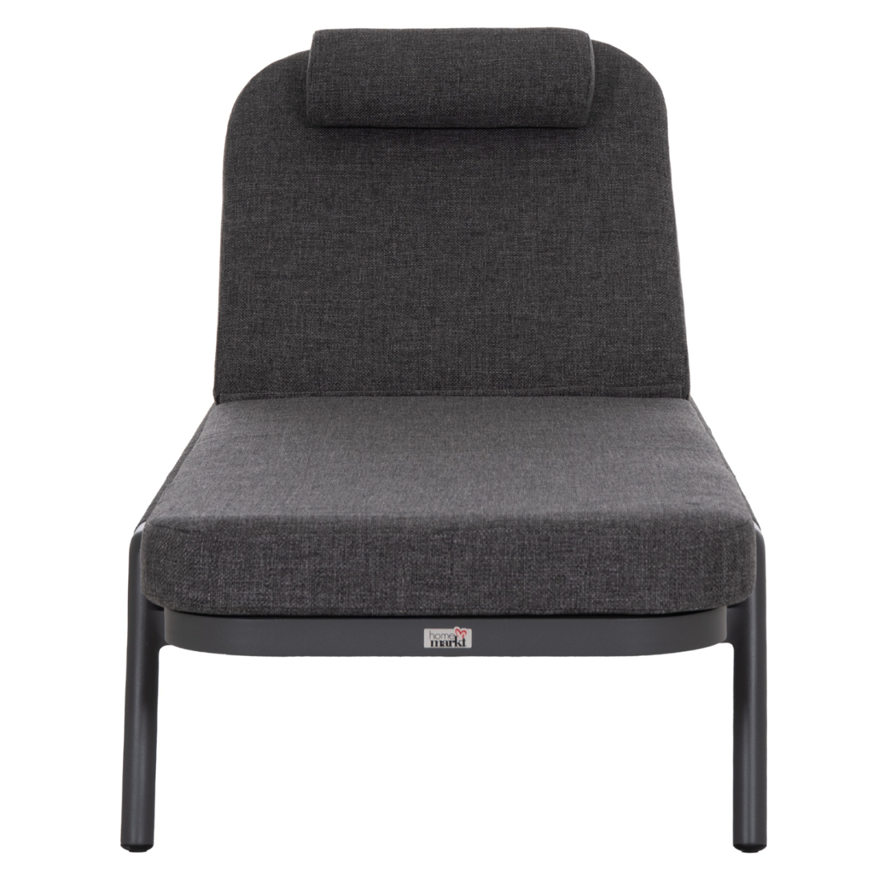 SUNBED XANTION HM6475.01 ALUMINUM-ROPE-OLEFIN FABRIC IN DARK GREY 75x210x92Hcm. [3]