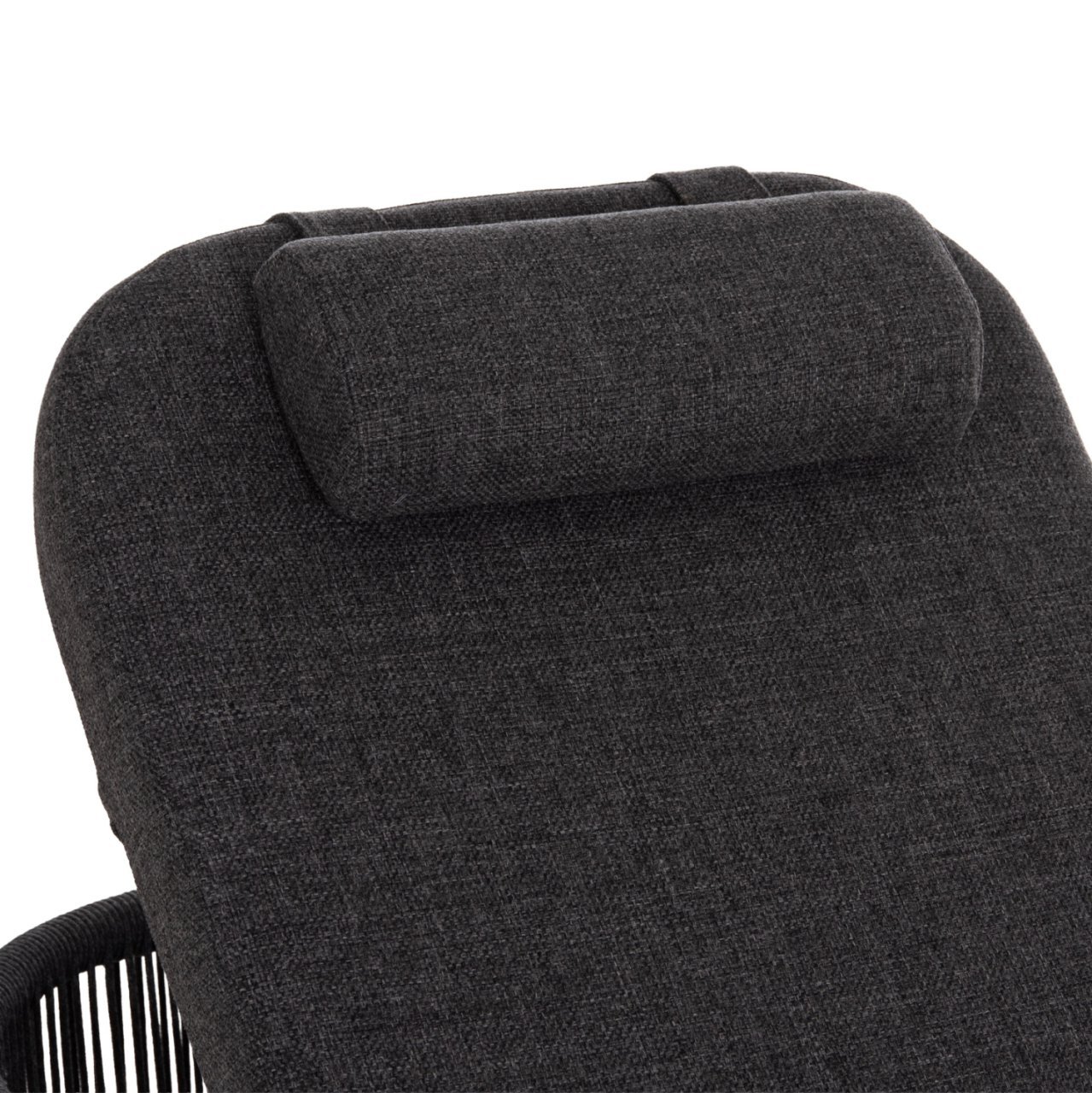 SUNBED XANTION HM6475.01 ALUMINUM-ROPE-OLEFIN FABRIC IN DARK GREY 75x210x92Hcm. [7]
