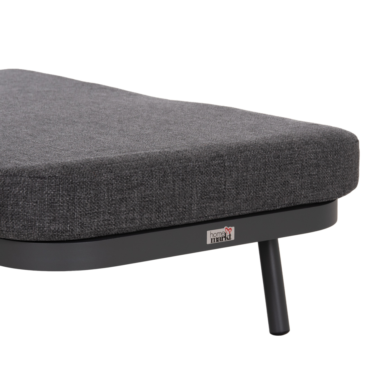 SUNBED XANTION HM6475.01 ALUMINUM-ROPE-OLEFIN FABRIC IN DARK GREY 75x210x92Hcm. [9]