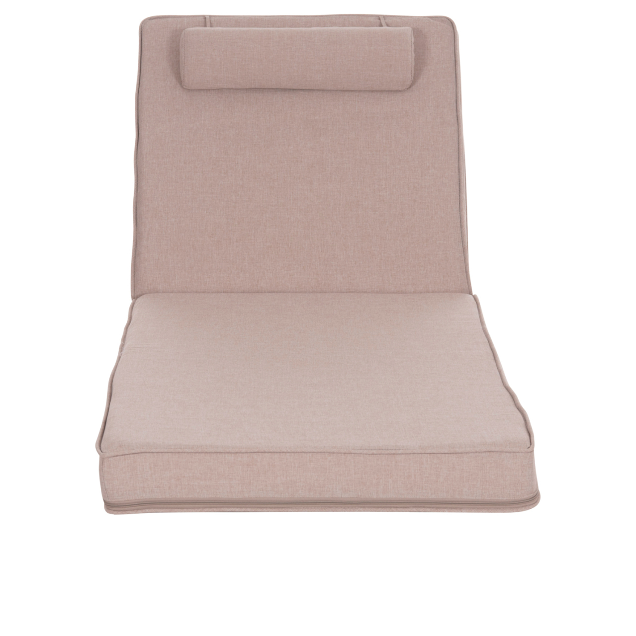 SUNLOUNGER CUSHION AKINO HM21095.01 OLEFIN IN BEIGE WITH FOAM FILLING 190x70x10Hcm. [5]