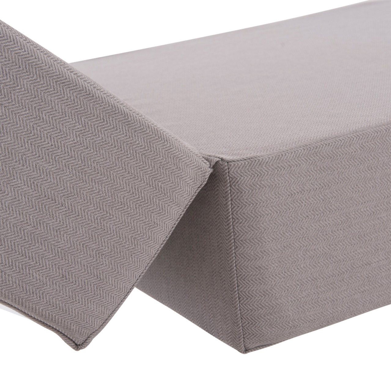 SUNLOUNGER CUSHION KIHEI HM21094.01 OLEFIN IN LIGHT GREY WITH FOAM FILLING 198x70x20Hcm. [7]