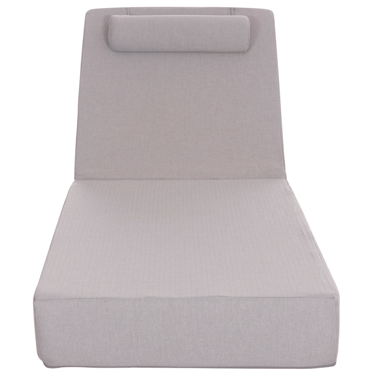 SUNLOUNGER CUSHION KIHEI HM21094.01 OLEFIN IN LIGHT GREY WITH FOAM FILLING 198x70x20Hcm. [5]