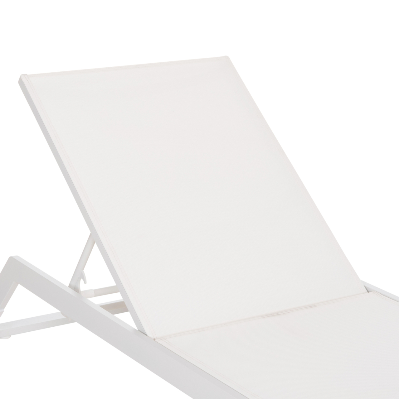 SUNLOUNGER MARIMAR HM6562.02 ALUMINUM FRAME and TEXTILENE IN WHITE 220x67.5x31.5Hcm [7]
