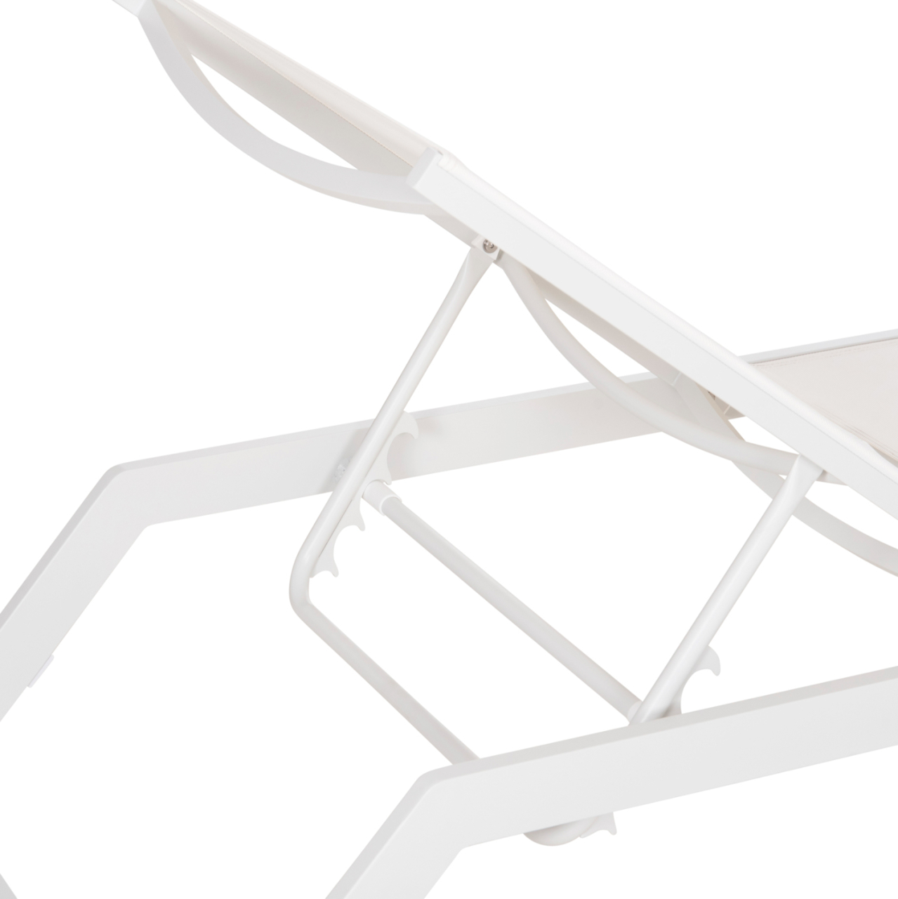 SUNLOUNGER MARIMAR HM6562.02 ALUMINUM FRAME and TEXTILENE IN WHITE 220x67.5x31.5Hcm [9]