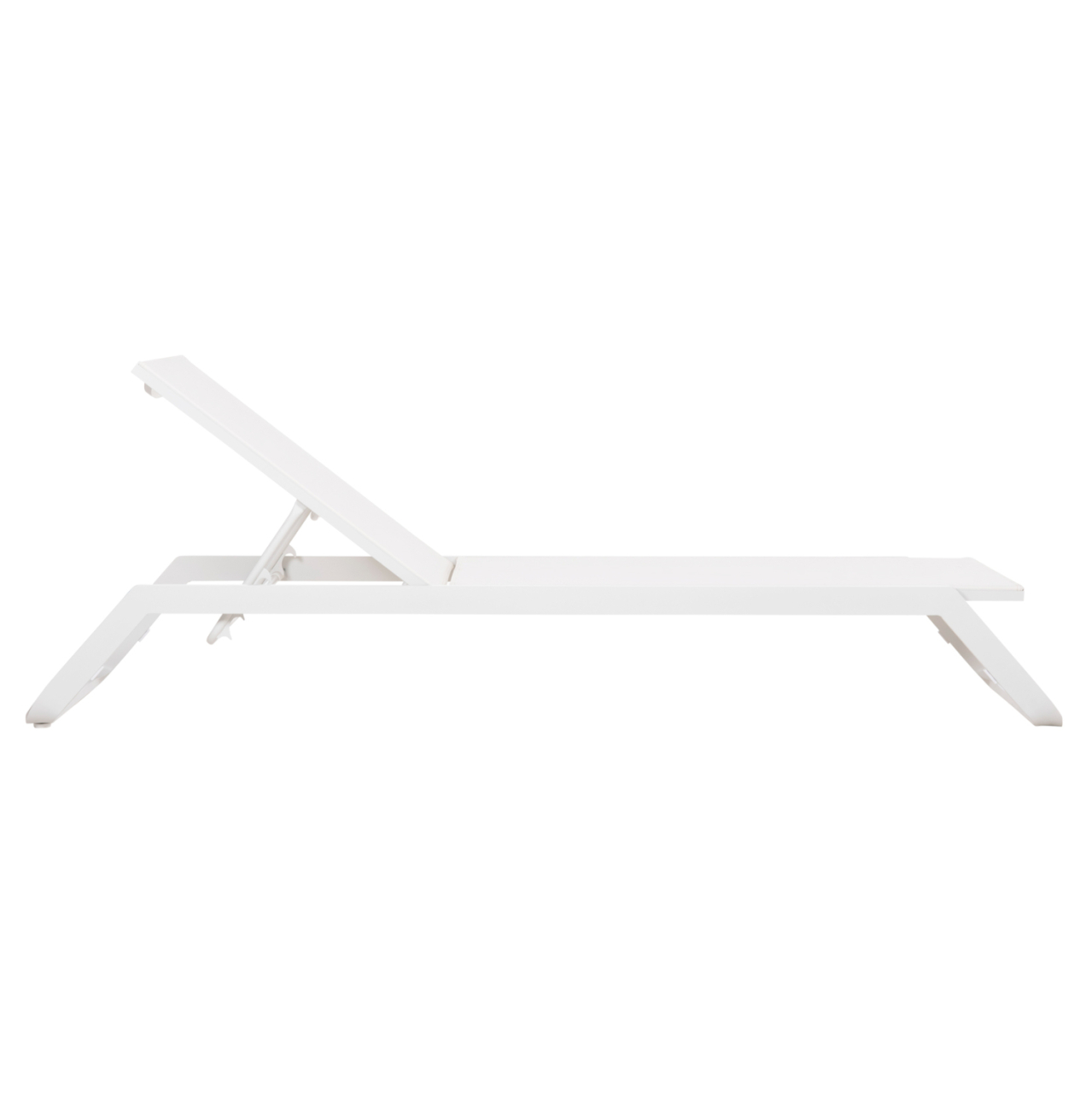 SUNLOUNGER MARIMAR HM6562.02 ALUMINUM FRAME and TEXTILENE IN WHITE 220x67.5x31.5Hcm [4]