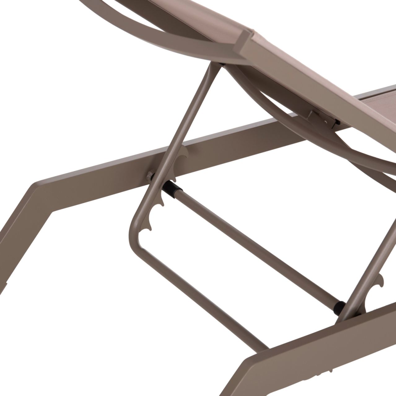 SUNLOUNGER MARIMAR HM6562.03 ALUMINUM FRAME IN TAUPE and TEXTILENE IN BEIGE 220x67.5x31.5Hcm [9]