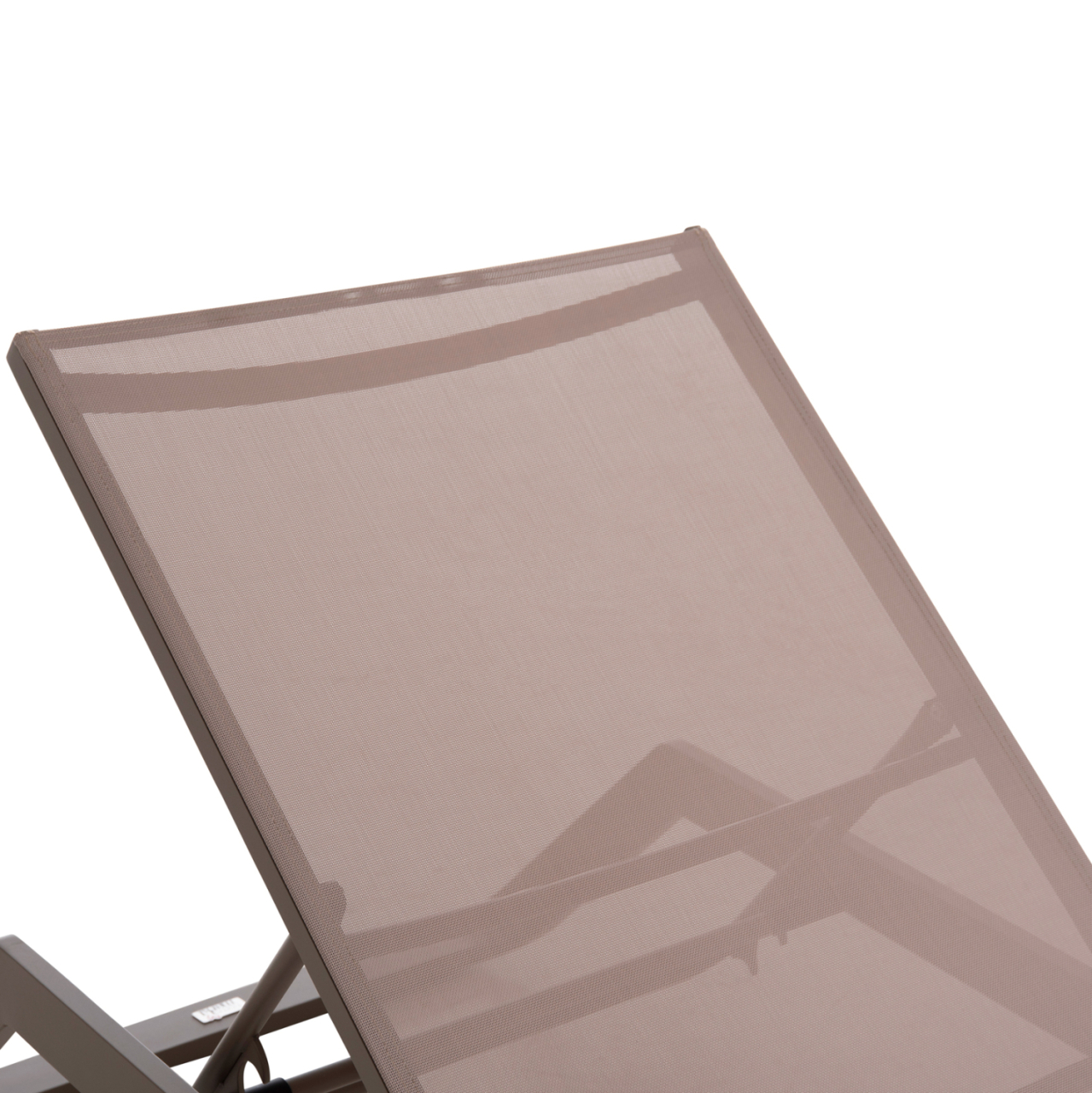 SUNLOUNGER MARIMAR HM6562.03 ALUMINUM FRAME IN TAUPE and TEXTILENE IN BEIGE 220x67.5x31.5Hcm [7]