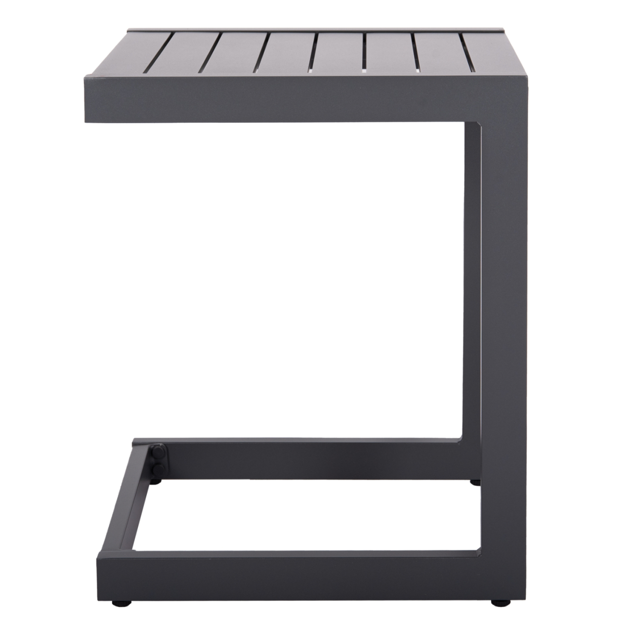 SUNLOUNGER SIDE TABLE BELLING HM6274.03 ALUMINUM IN DARK GREY 42x43x53Hcm. [4]