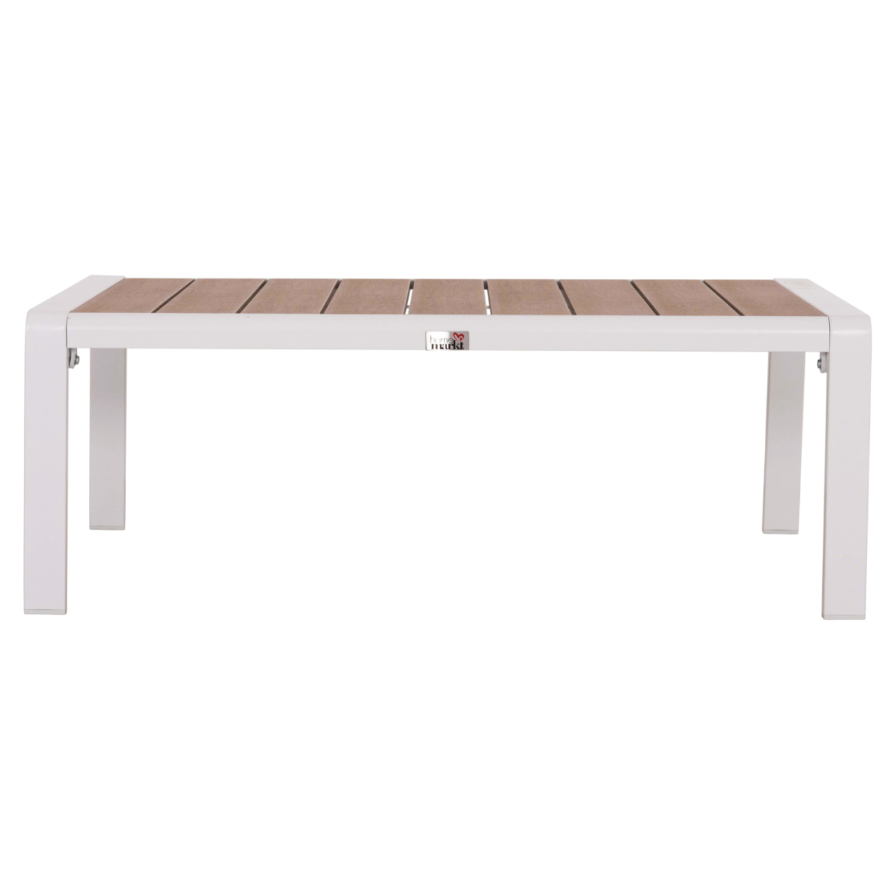 SUNLOUNGER SIDE TABLE BENTRY HM6276.01 ALUMINUM IN WHITE--POLYWOOD 100x56x35Hcm. [3]