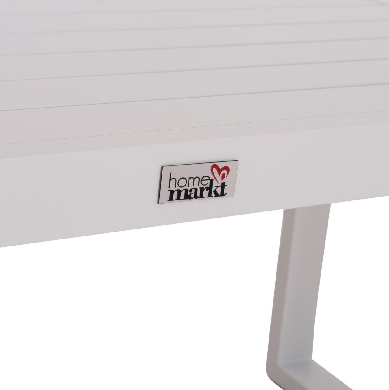 SUNLOUNGER SIDE TABLE SENTRY HM6275.01 ALUMINUM IN WHITE 87x43,5x45Hcm. [7]