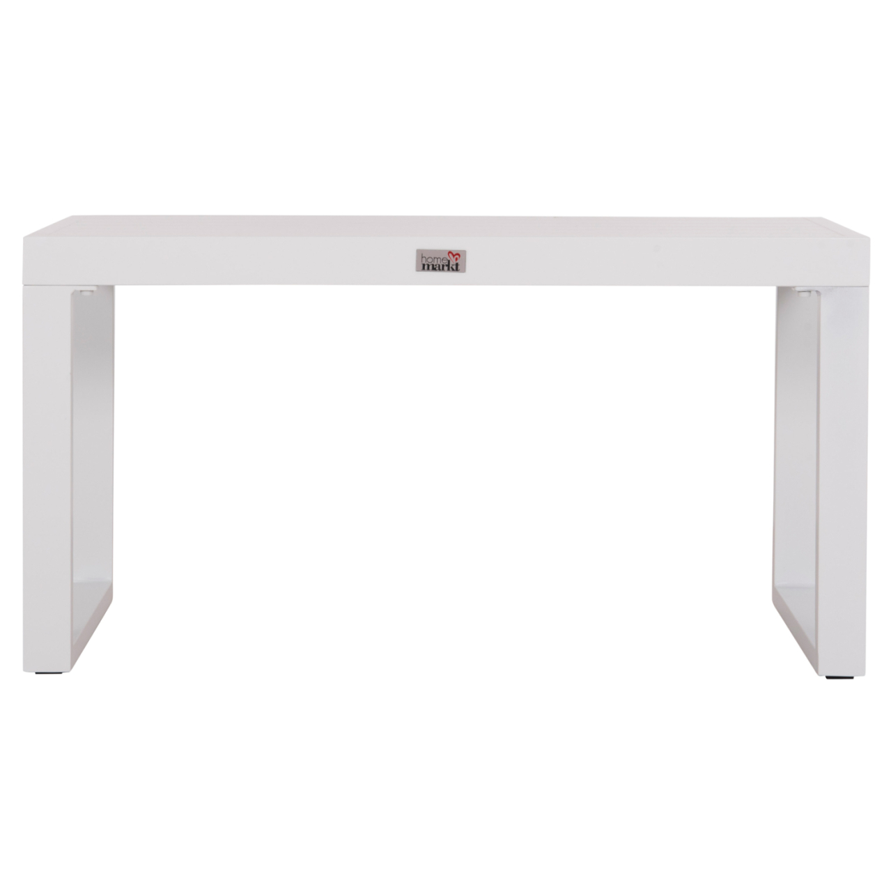 SUNLOUNGER SIDE TABLE SENTRY HM6275.01 ALUMINUM IN WHITE 87x43,5x45Hcm. [3]