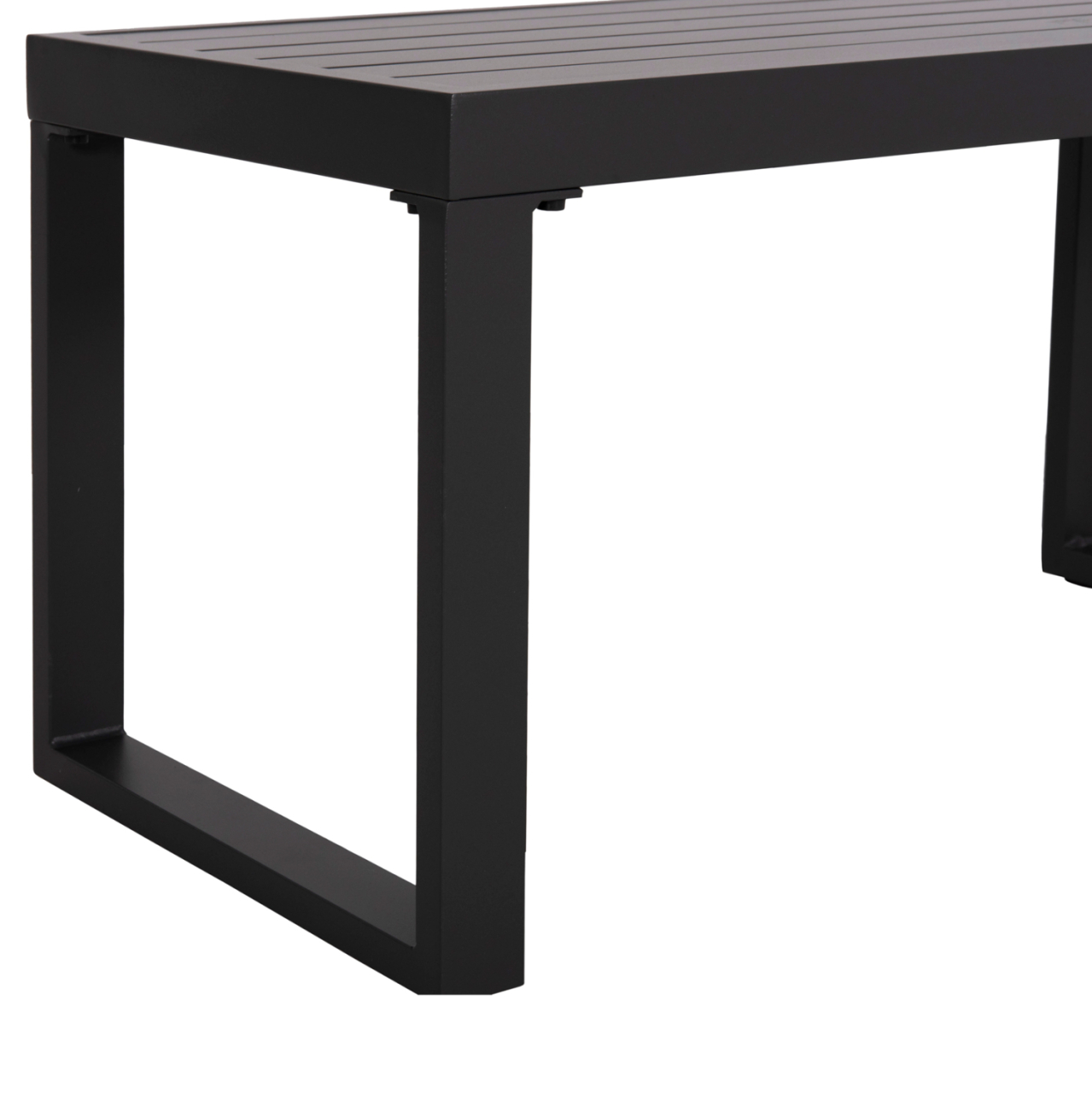 SUNLOUNGER SIDE TABLE SENTRY HM6275.03 ALUMINUM IN DARK GREY 87x43,5x45Hcm. [7]