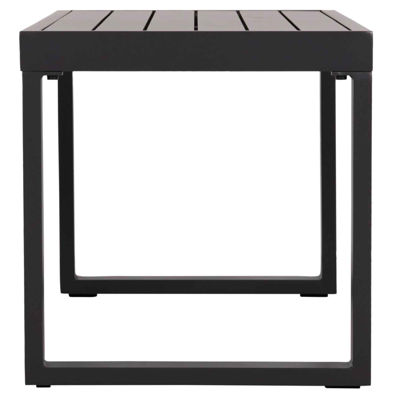 SUNLOUNGER SIDE TABLE SENTRY HM6275.03 ALUMINUM IN DARK GREY 87x43,5x45Hcm. [5]
