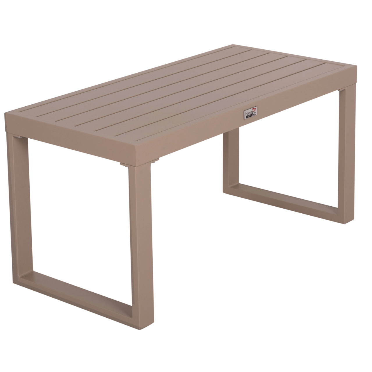 SUNLOUNGER SIDE TABLE SENTRY HM6275.04 ALUMINUM IN CAPPUCCINO 87x43,5x45Hcm. [4]