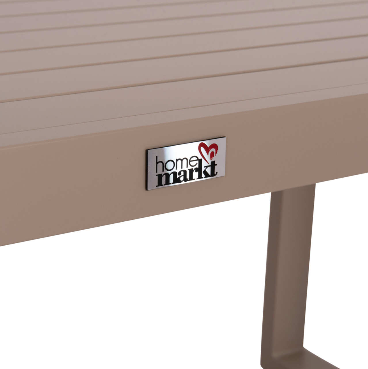 SUNLOUNGER SIDE TABLE SENTRY HM6275.04 ALUMINUM IN CAPPUCCINO 87x43,5x45Hcm. [7]