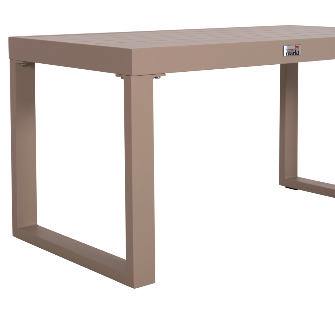 SUNLOUNGER SIDE TABLE SENTRY HM6275.04 ALUMINUM IN CAPPUCCINO 87x43,5x45Hcm. [6]