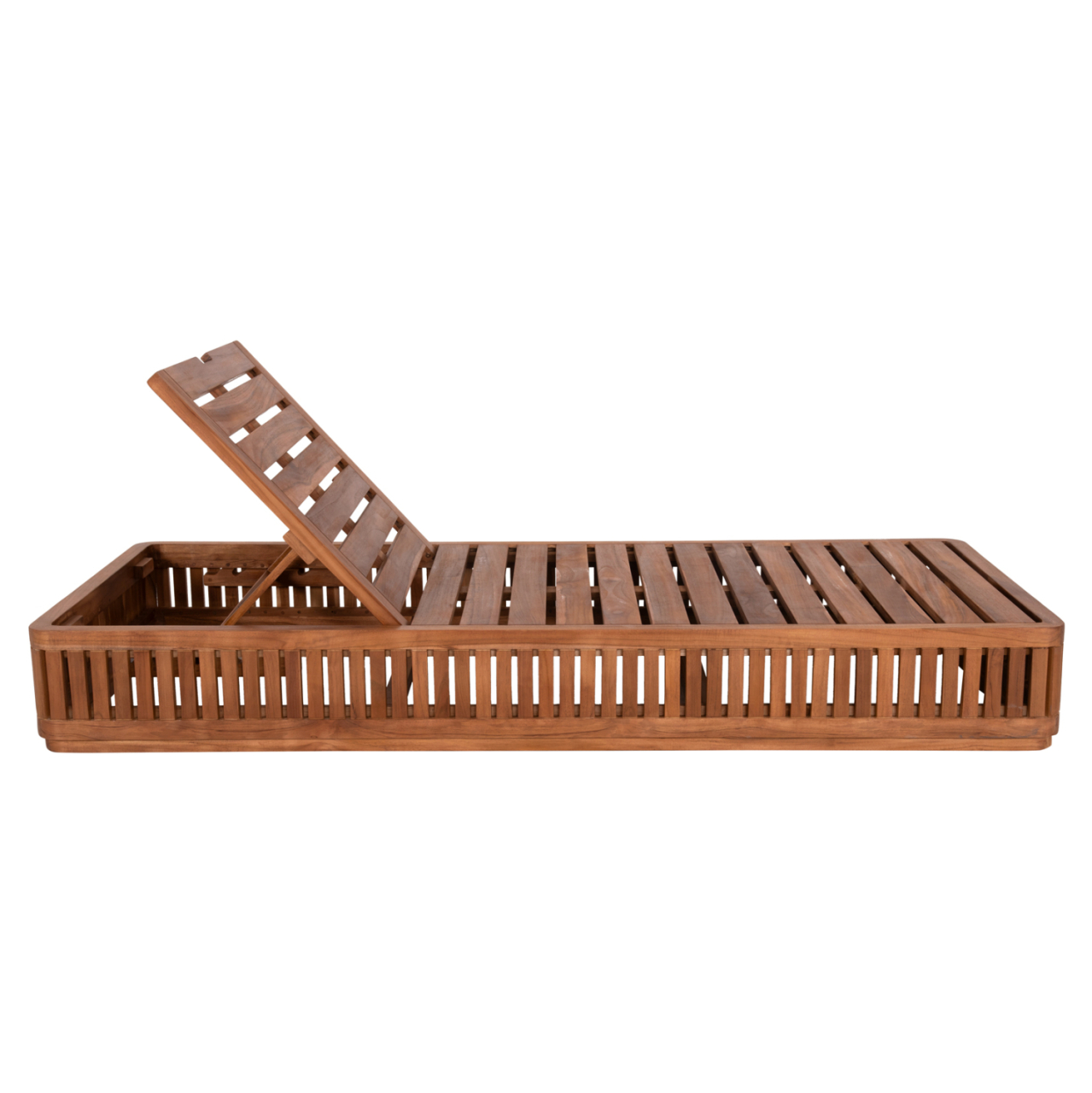 SUNLOUNGER WITHOUT CUSHIONS VERNON HM6331 TEAK WOOD IN NATURAL 200x80x25Hcm. [3]