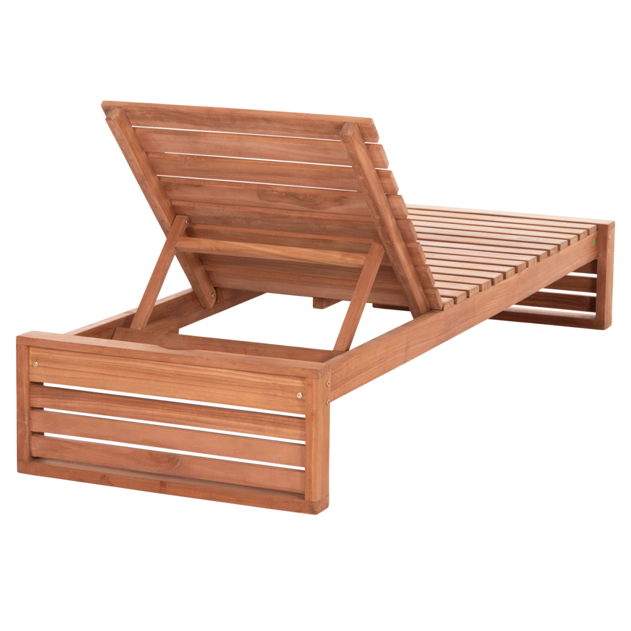 SUNLOUNGER WITHOUT CUSHIONS ZIZEL HM6161 TEAK WOOD IN NATURAL 200x71x30Hcm. [5]