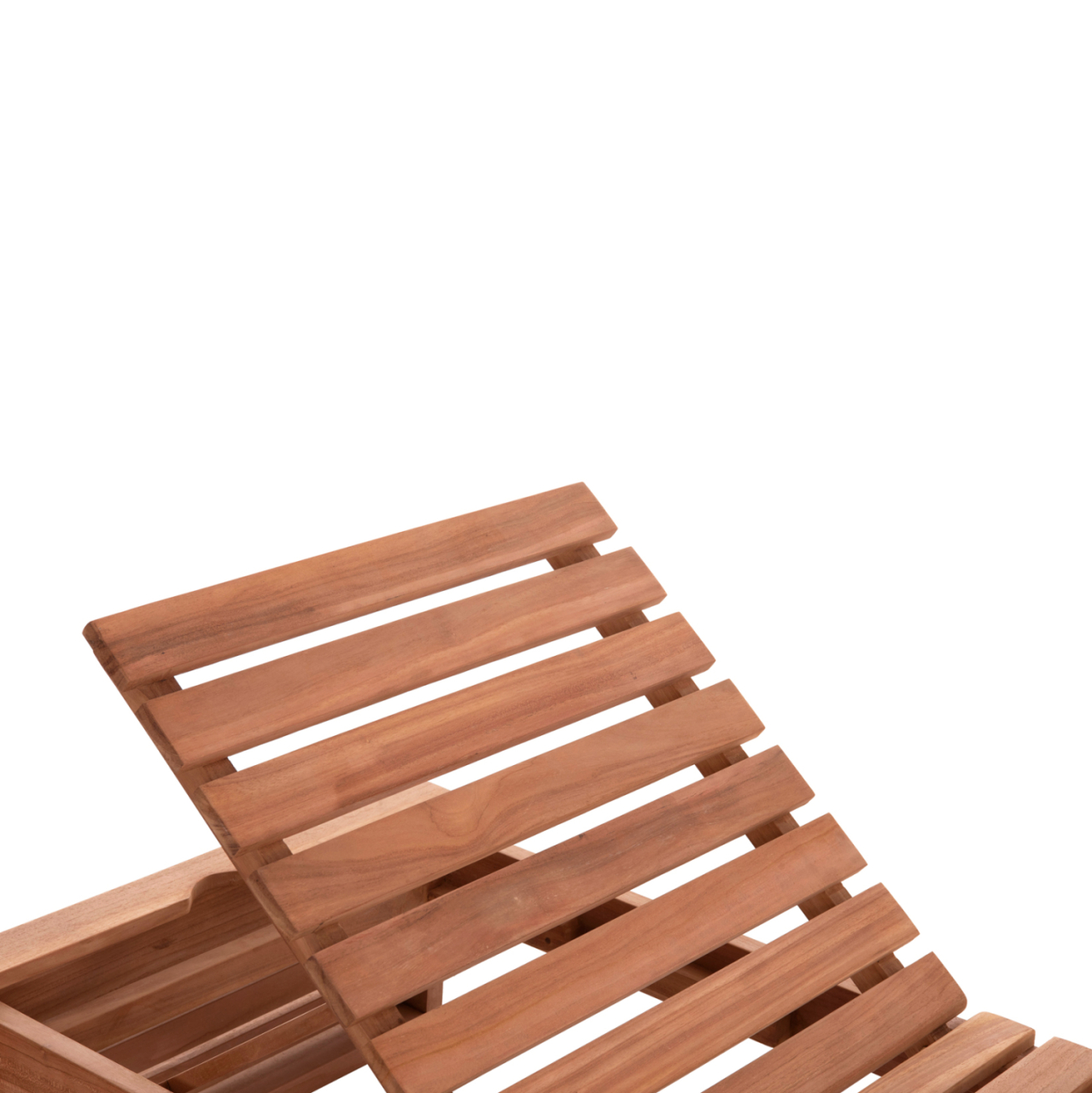 SUNLOUNGER WITHOUT CUSHIONS ZIZEL HM6161 TEAK WOOD IN NATURAL 200x71x30Hcm. [7]