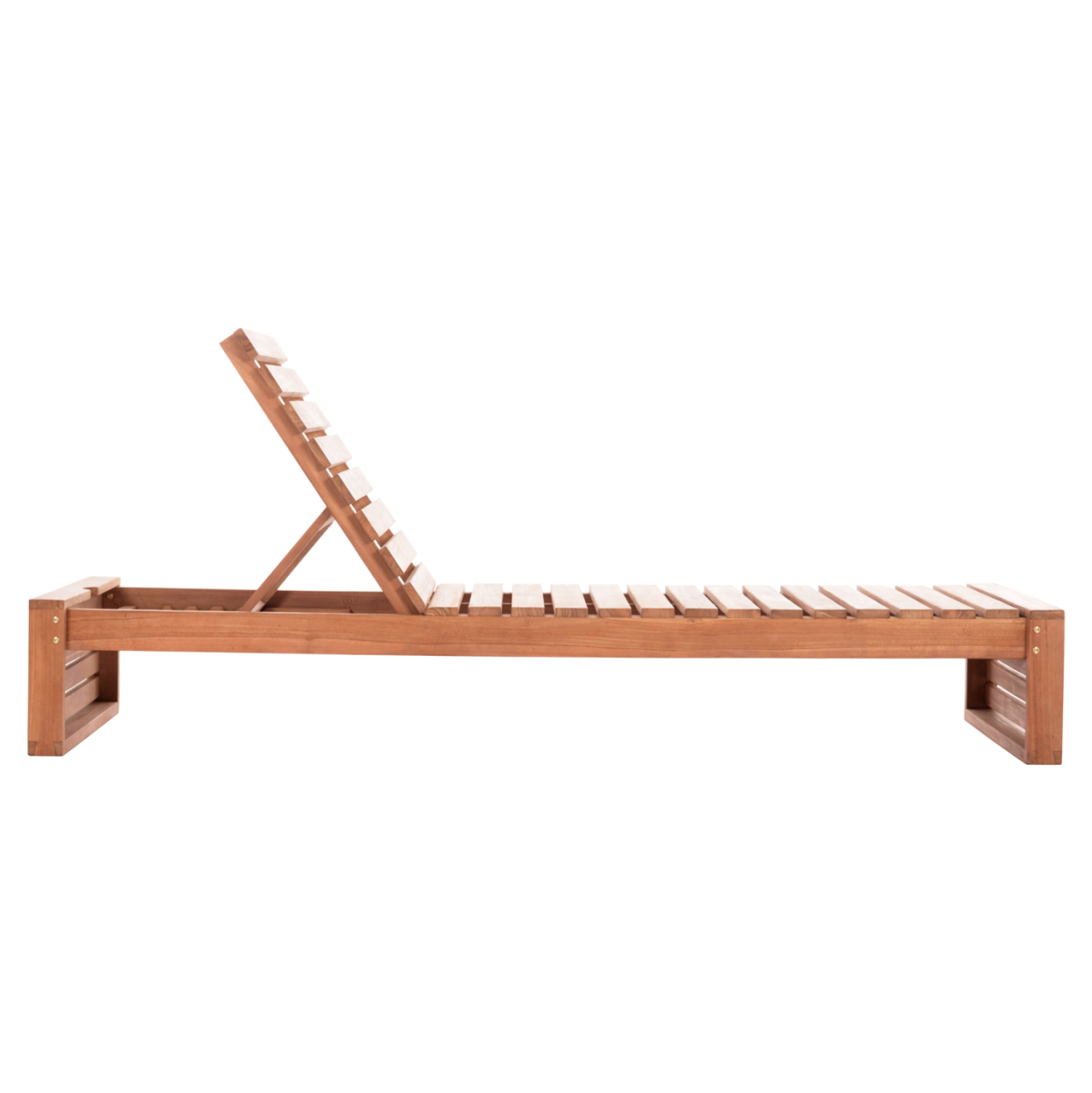 SUNLOUNGER WITHOUT CUSHIONS ZIZEL HM6161 TEAK WOOD IN NATURAL 200x71x30Hcm. [4]