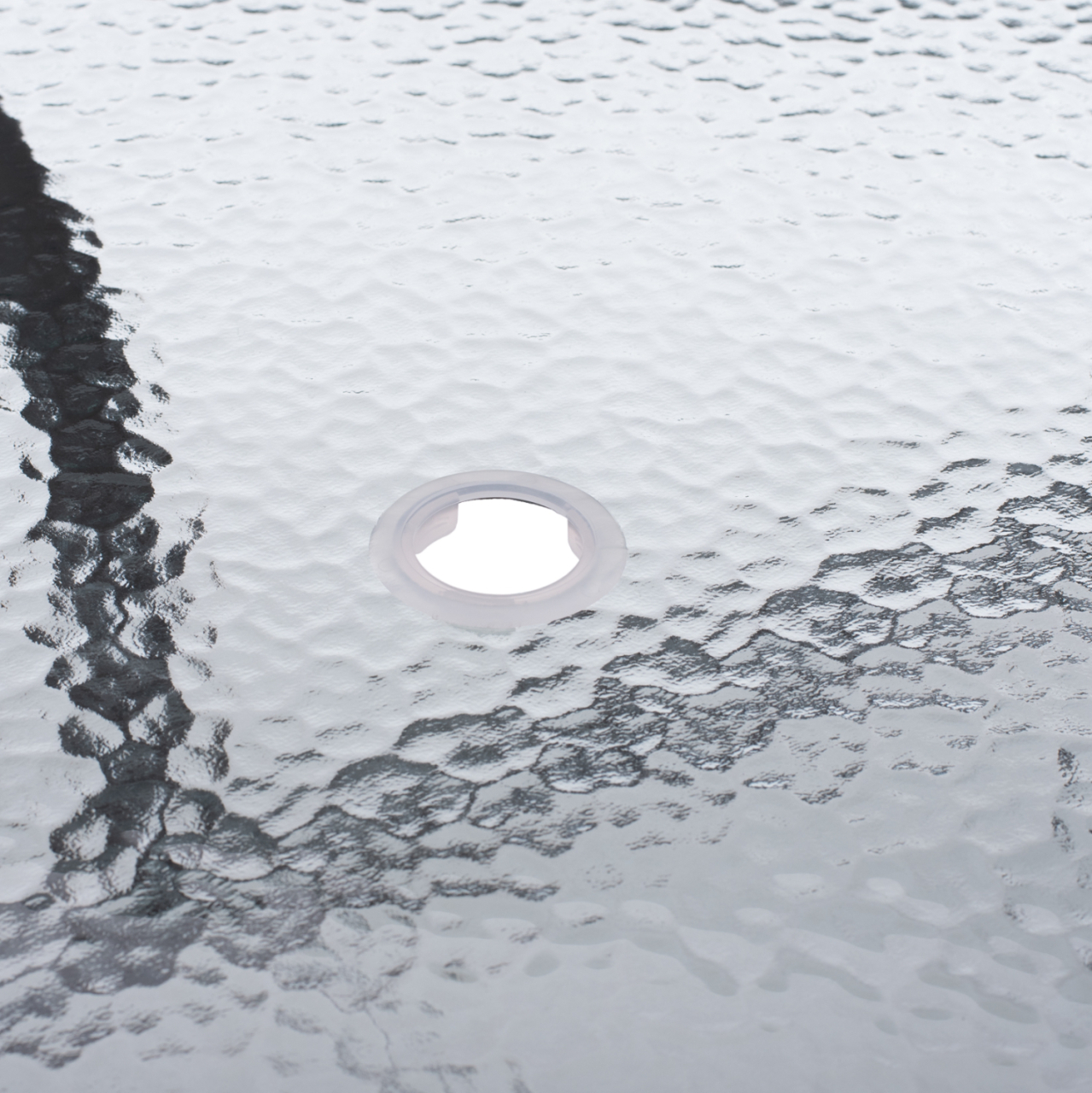 TABLE 150X90Χ75cm. METALLIC RECTANGULAR IN BROWN WITH UMBRELLA HOLE D38cm HM5145.12 [4]