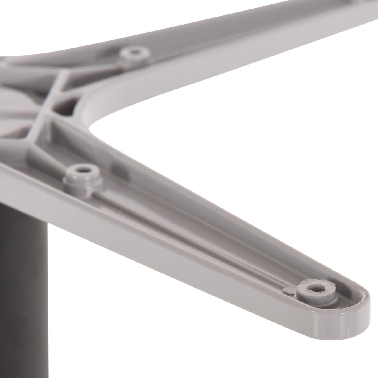 TABLE BASE ALUMINUM HM476.01 ROUND IN MATTE BLACK 48x48cm CROSS Φ45Χ72Hcm. [6]