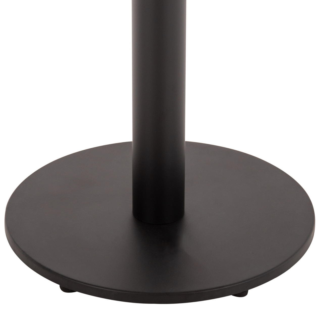 TABLE BASE ALUMINUM HM476.01 ROUND IN MATTE BLACK 48x48cm CROSS Φ45Χ72Hcm. [4]