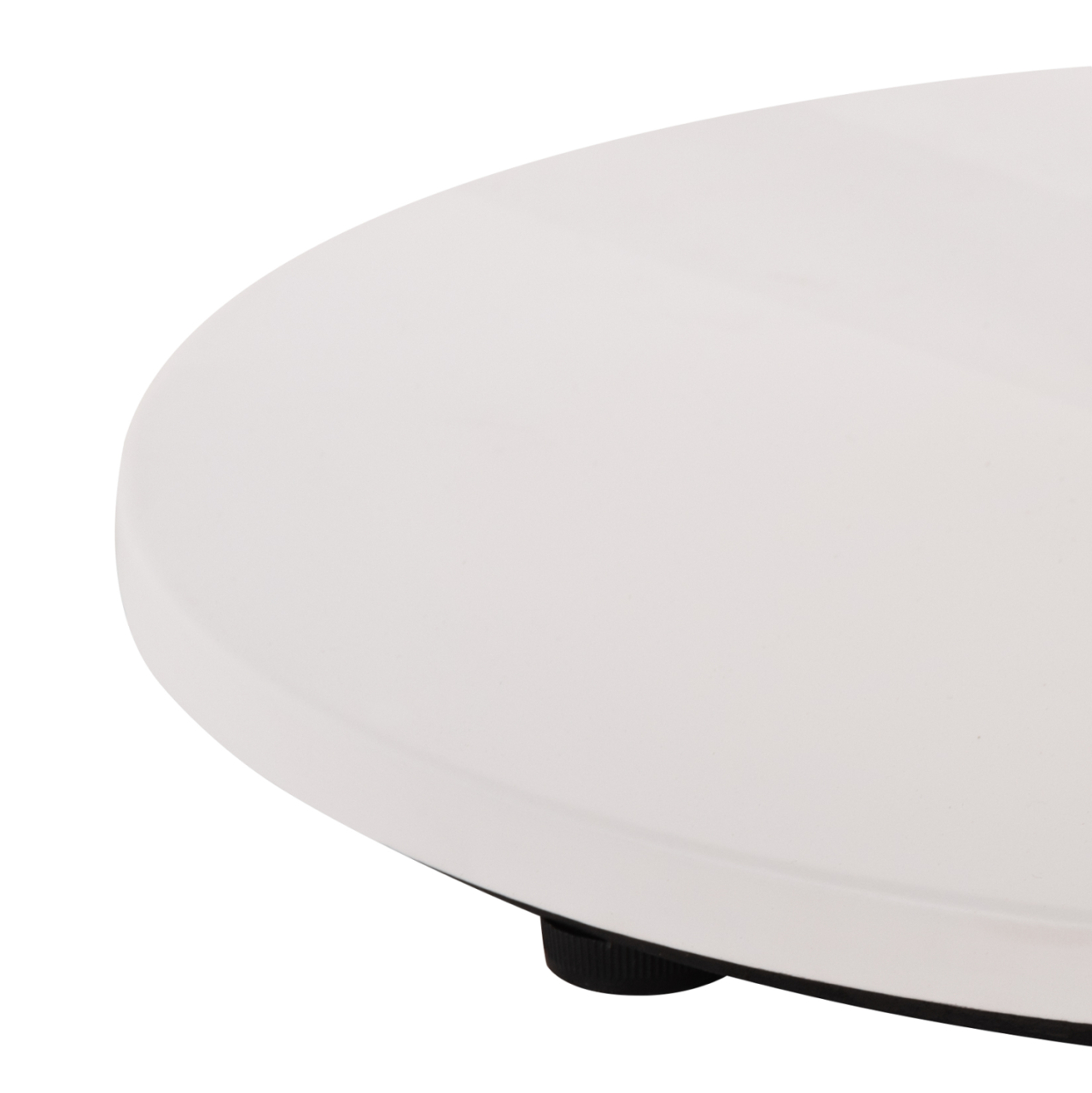 TABLE BASE ALUMINUM HM476.02 ROUND IN MATTE WHITE 48x48cm CROSS Φ45Χ72Hcm. [7]