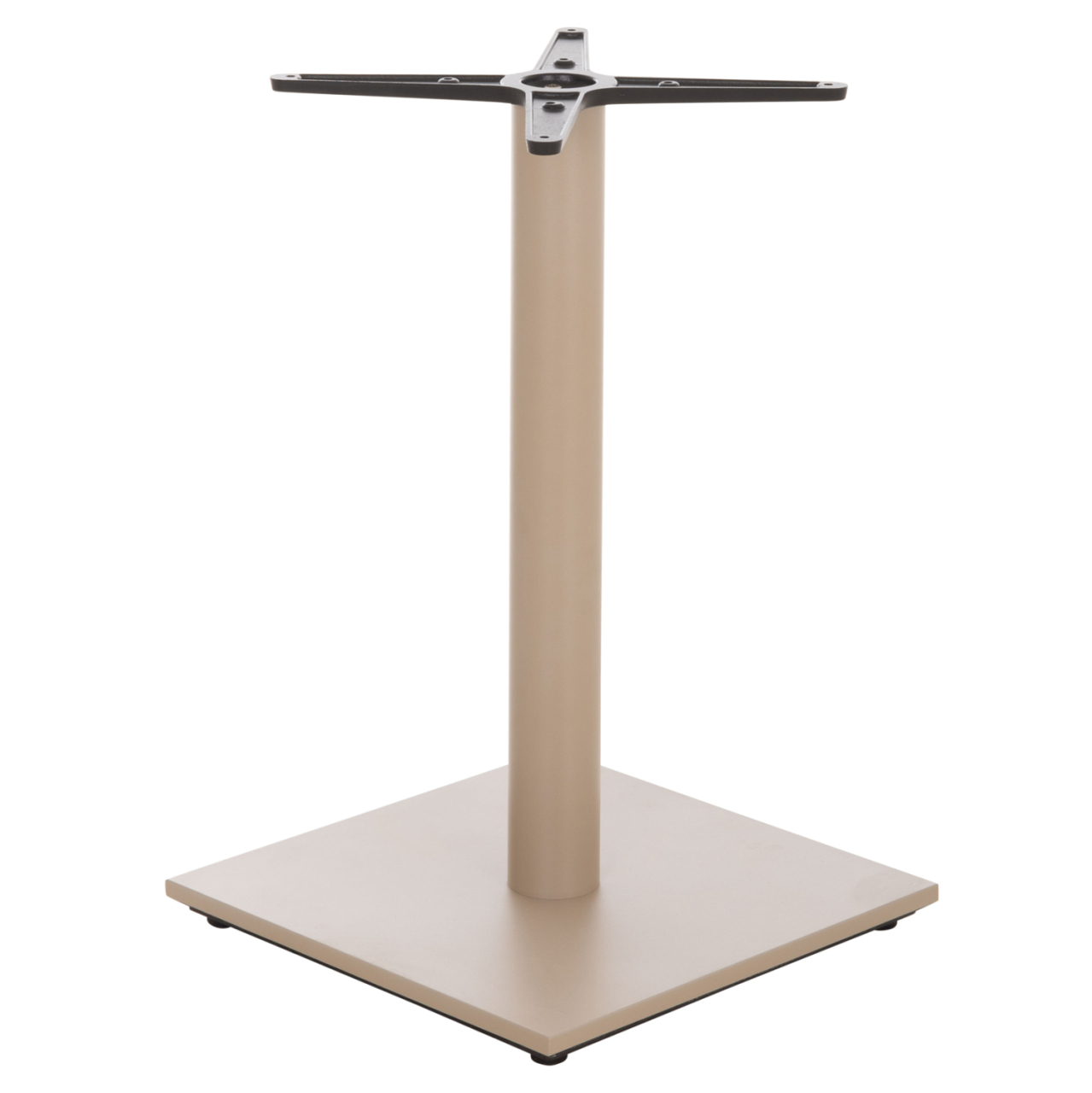 TABLE BASE HM438.25 METAL IN CAPPUCCINO MATTE-HEIGHT ADJUSTERS 46x46x72Hcm. [4]
