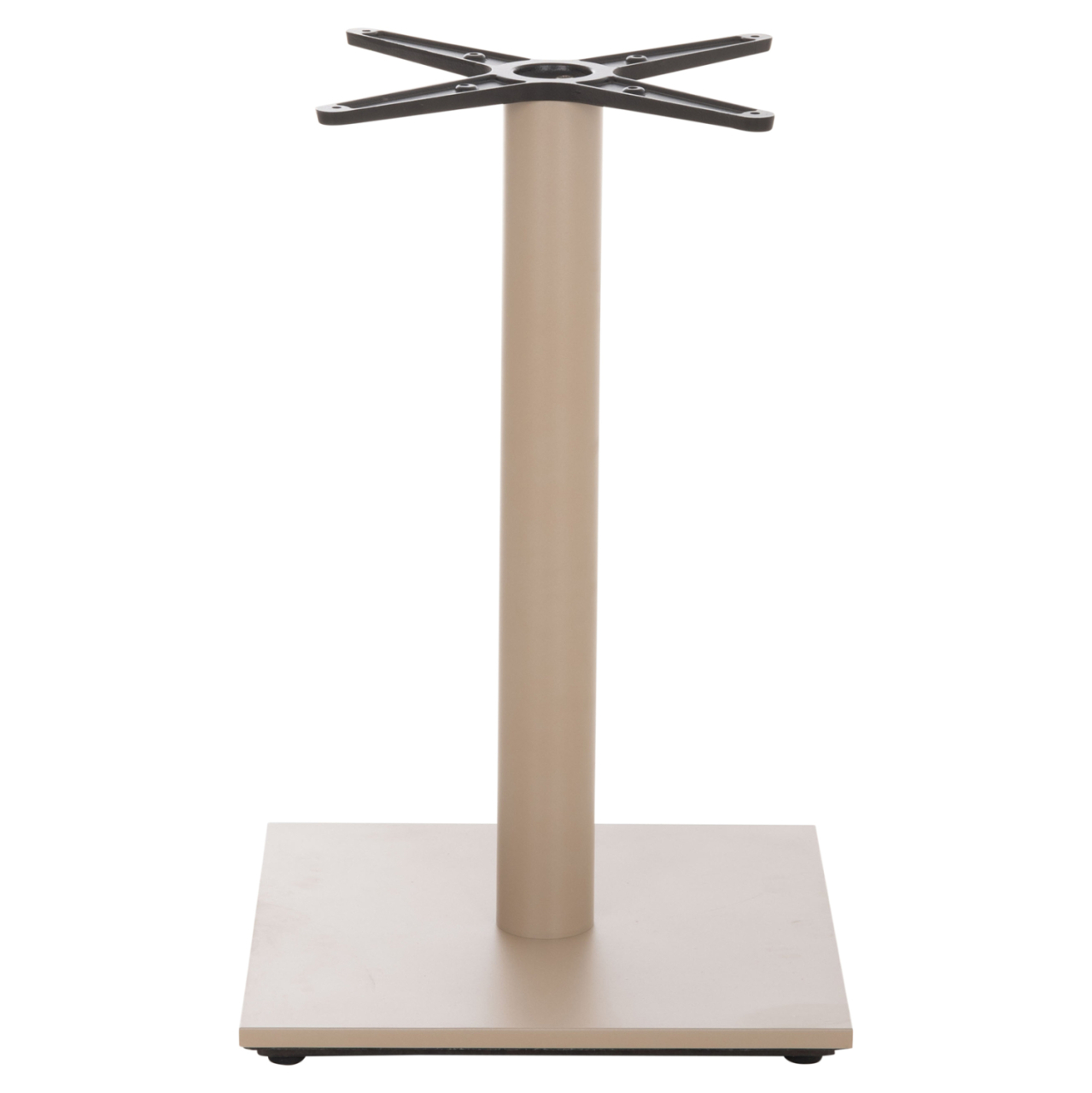 TABLE BASE HM438.25 METAL IN CAPPUCCINO MATTE-HEIGHT ADJUSTERS 46x46x72Hcm. [6]