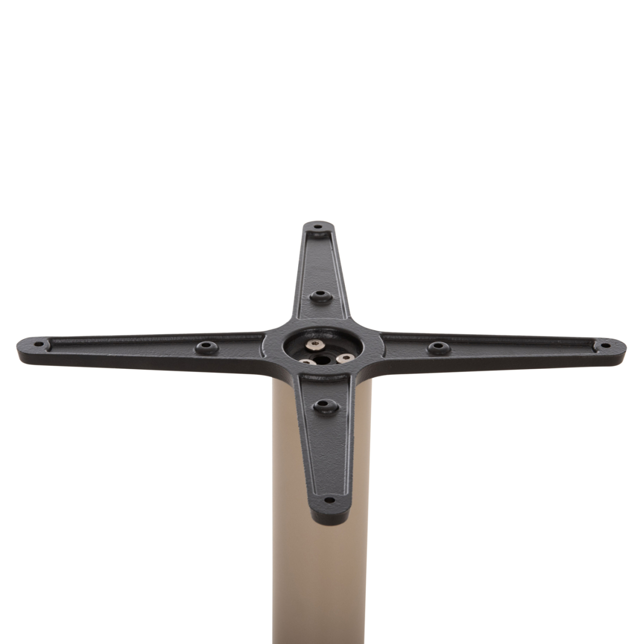 TABLE BASE HM438.25 METAL IN CAPPUCCINO MATTE-HEIGHT ADJUSTERS 46x46x72Hcm. [10]